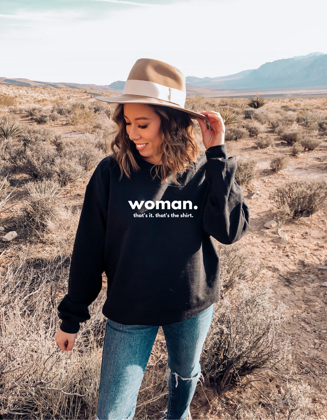 woman. sweatshirt